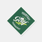 Pro Golfer NAAM Golf Trofee Toernooi Golfen Servet (Hoek)