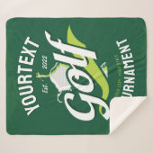 Pro Golfer NAAM Golf Trofee Toernooi Golfen Sherpa Deken (Voorkant (horizontaal))