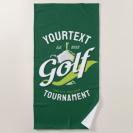 Pro Golfer NAAM Golf Trofee Toernooi Golfen Strandlaken