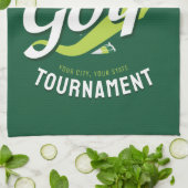 Pro Golfer NAAM Golf Trofee Toernooi Golfen Theedoek (Gevouwen)