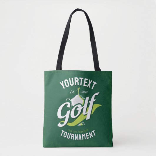 Pro Golfer NAAM Golf Trofee Toernooi Golfen Tote Bag (Voorkant)