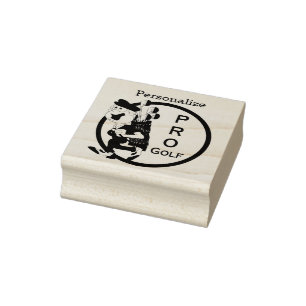 Pro Golfer Rubberstempel