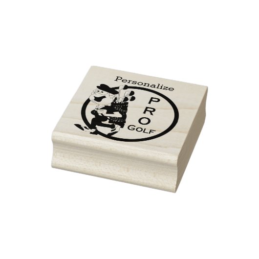 Pro Golfer Rubberstempel (Stempel)