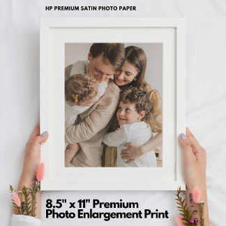 Pro-Grade 8,5" x 11" Satijnen Fotovergroting Foto Afdruk