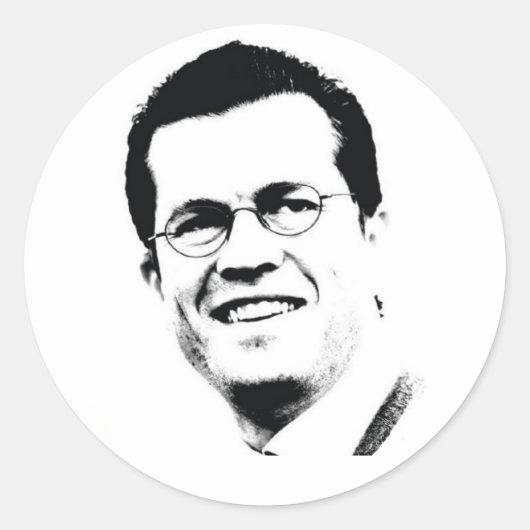 Pro Guttenberg Ronde Sticker (Voorkant)