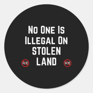 Pro Immigrant Anti Ice Anti Discriminatie Anti Tr Ronde Sticker