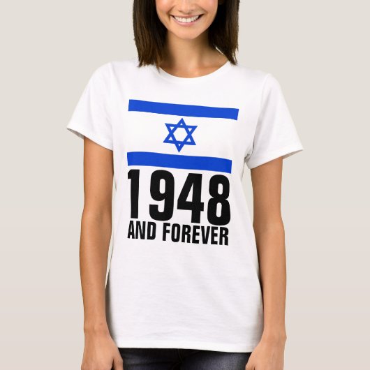 PRO-ISRAËL1948 EN FOREVER JOODSE T-shirts (Voorkant)