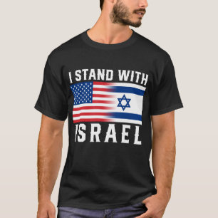 Pro-Israël Ik sta bij Israël T-shirt