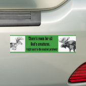 Pro-jacht Bumpersticker (Op auto)