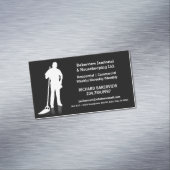 Pro Janitorial Housecleaning Magnet Advertisation Magnetisch Visitekaartje (Voorbeeld)