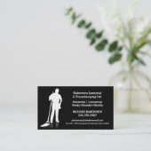 Pro Janitorial of Housekeeping Cleaning Service Visitekaartje (Staand voorkant)