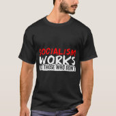 Pro kapitalisme anti communistisch grappig antisoc t-shirt (Voorkant)