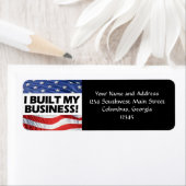 Pro-kapitalisme, ik heb mijn bedrijf opgezet, anti etiket (Insitu)