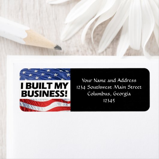 Pro-kapitalisme, ik heb mijn bedrijf opgezet, anti etiket (Insitu)