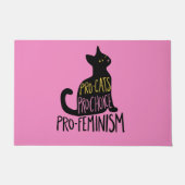Pro-kat pro-keuze pro-feminisme deurmat (Voorkant)