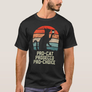 PRO-KAT PROSECCO PRO-KEUZE SCOTUS Verdedig Roe Gra T-shirt