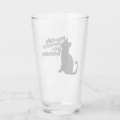 pro-katten pro-keuze pro-feminisme glas (Achterkant)