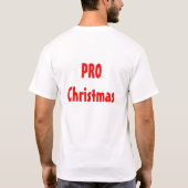 PRO Kerstmis! T-shirt (Achterkant)