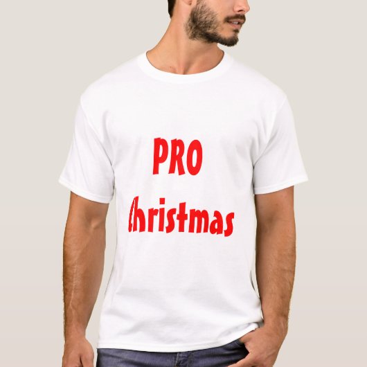 PRO kerstShirten! T-shirt (Voorkant)