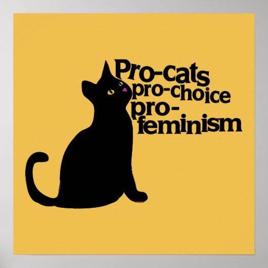 pro-keuzevrijheid pro-feminisme poster (Voorkant)