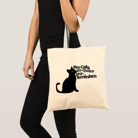 pro-keuzevrijheid pro-feminisme tote bag (Voorkant (product))