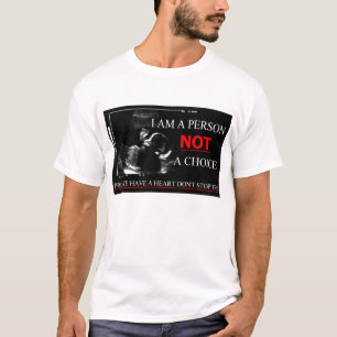Pro-leven hebben een hart niet één tegen te houd t-shirt