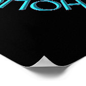 Pro-leven katholieke w/monstrance & roze/blauwe li poster (Hoek)