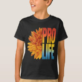 PRO LEVENS ZONNEBLOEM T-SHIRT (Voorkant)