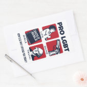 Pro LGBT - Patriottische Stickers (Envelop)
