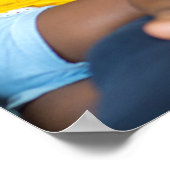 PRO-LIFE AFRIKAANS AMERIKAANSE ZWANGER MOEDERDOCHT POSTER (Hoek)