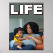 PRO-LIFE AFRIKAANS AMERIKAANSE ZWANGER MOEDERDOCHT POSTER (Voorkant)