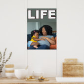 PRO-LIFE AFRIKAANS AMERIKAANSE ZWANGER MOEDERDOCHT POSTER (Keuken)