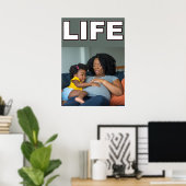PRO-LIFE AFRIKAANS AMERIKAANSE ZWANGER MOEDERDOCHT POSTER (Thuiskantoor)