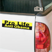 Pro Life Anti Obama Bumpersticker (Op Truck)