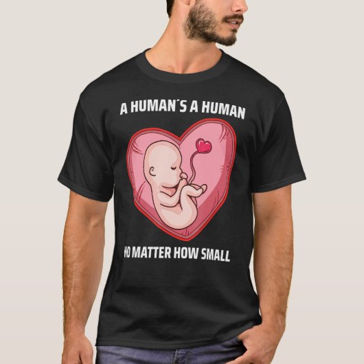 Pro Life antiabortus Kies voor leven 5 T-shirt (Voorkant)