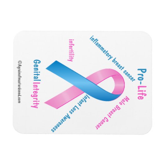 Pro-Life Awareness Magneet (Horizontaal)