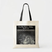 Pro-life baby angel stem pro-life tas (Voorkant)