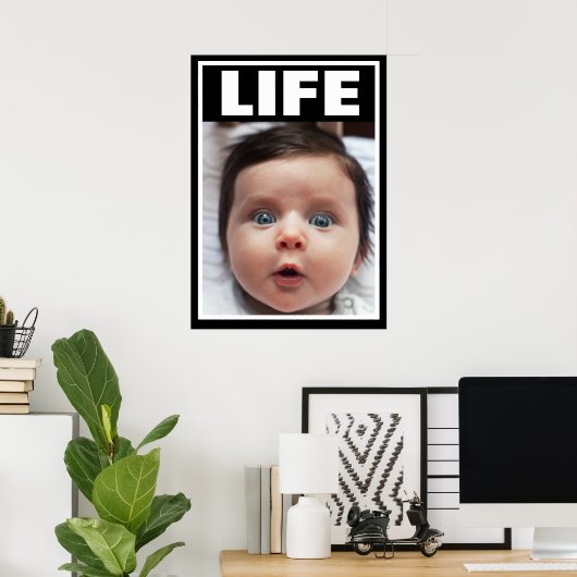 PRO-LIFE BABY DARK HAIR-BABY POSTER (Thuiskantoor)