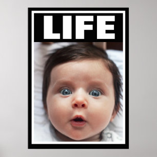 PRO-LIFE BABY DARK HAIR-BABY POSTER