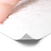 PRO-LIFE BABY GIRL-BABY ROZEN POSTER (Hoek)