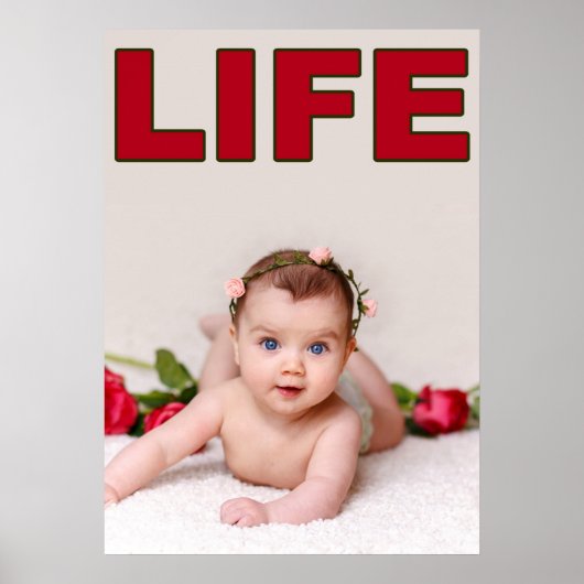 PRO-LIFE BABY GIRL-BABY ROZEN POSTER (Voorkant)