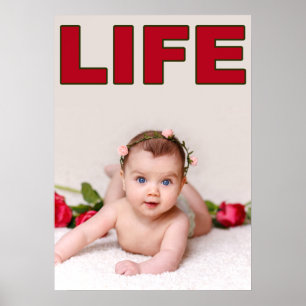 PRO-LIFE BABY GIRL-BABY ROZEN POSTER