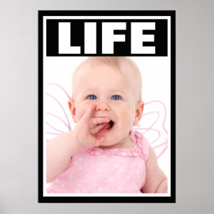 PRO-LIFE BABY GIRL PINK BABY LIFE POSTER