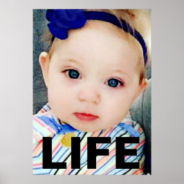 PRO-LIFE BABY GIRL RECHT OP LEVEN POSTER