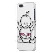 Pro Life-Baby iPhone Hoesje (Achterkant Links)