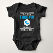 Pro Life Baby Jeremiah 1:5 Bijbelvers Romper (Voorkant)