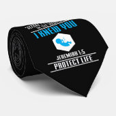 Pro Life Baby Jeremiah 1:5 Bijbelvers Stropdas (Opgerold)