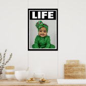 Pro-Life Baby Mooie zwarte baby meisje glimlachend Poster (Keuken)