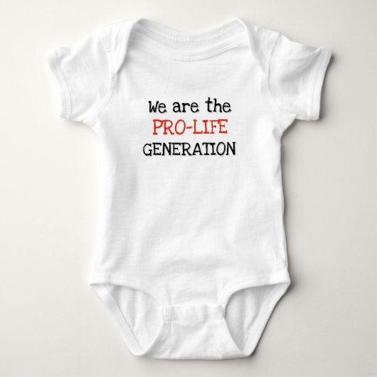 Pro-Life Baby t-shirt (Voorkant)