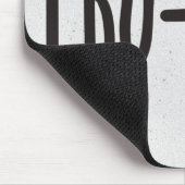 Pro-Life-Baby voetafdruk op Terrazzo Muismat (Hoek)